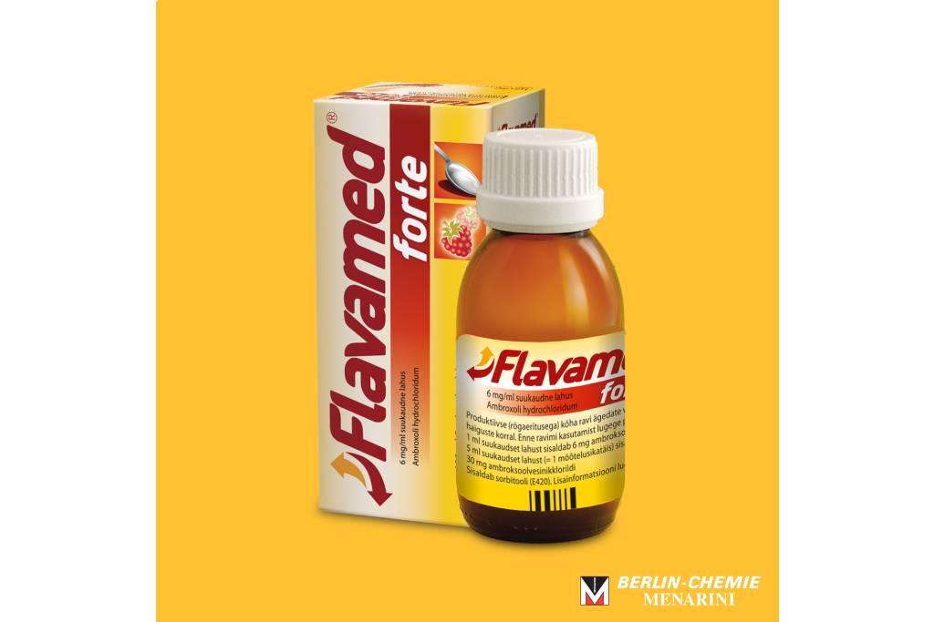 Flavamed® Forte (ambroksool) 6 mg/ml suukaudne lahus