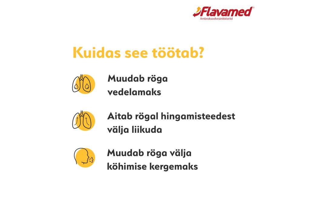 Flavamed 30 mg\5 ml oral solution how it works