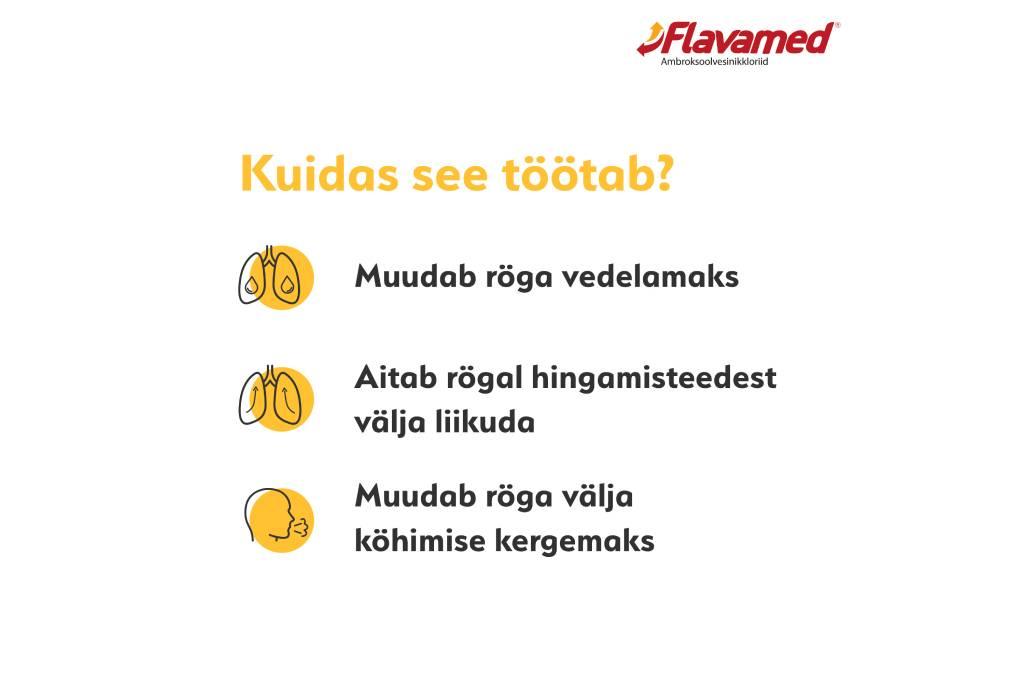 Kuidas Flavamed® (ambroksool) toimib?