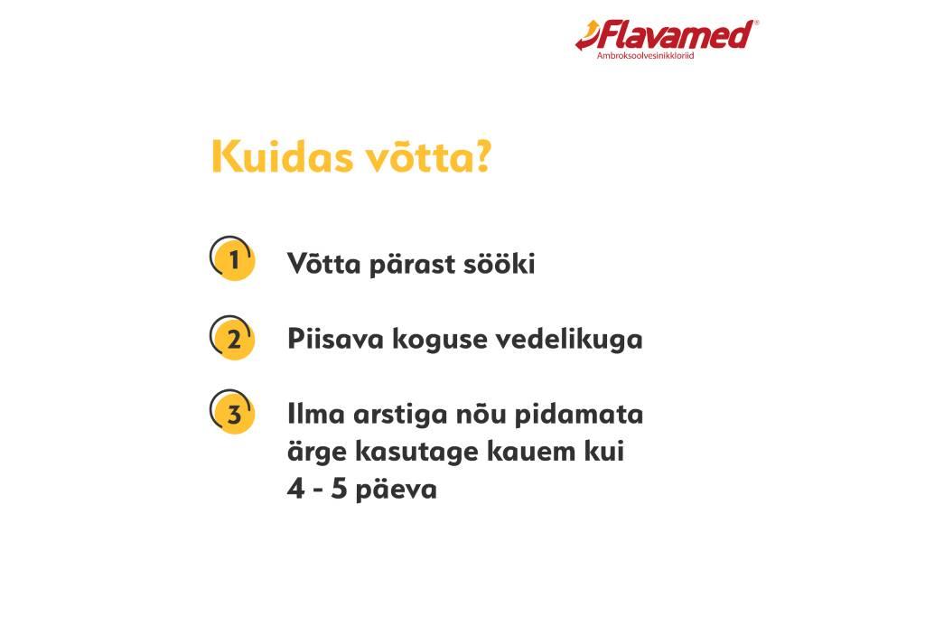 Kuidas Flavamed® (ambroksool) toimib?